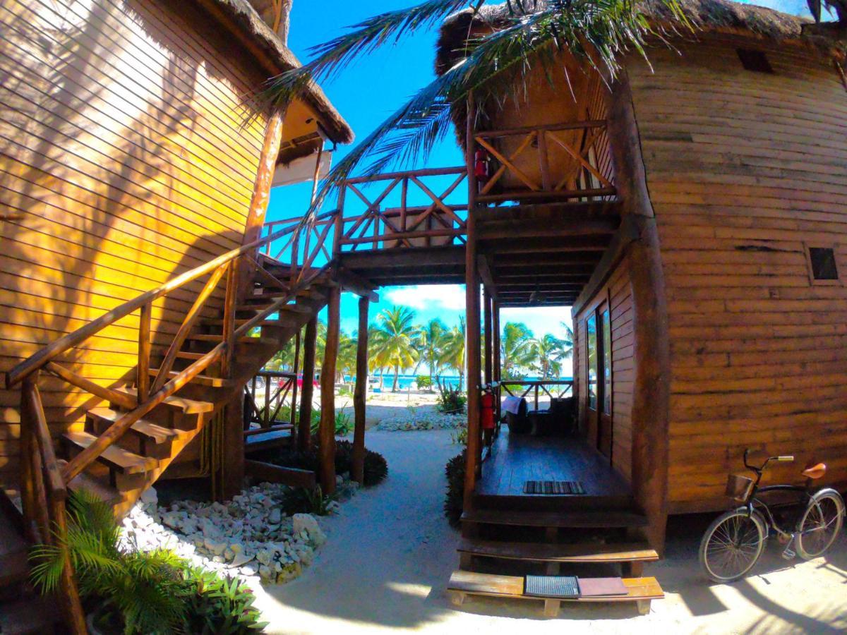 Palmeras De Mahahual Cabanas Екстериор снимка