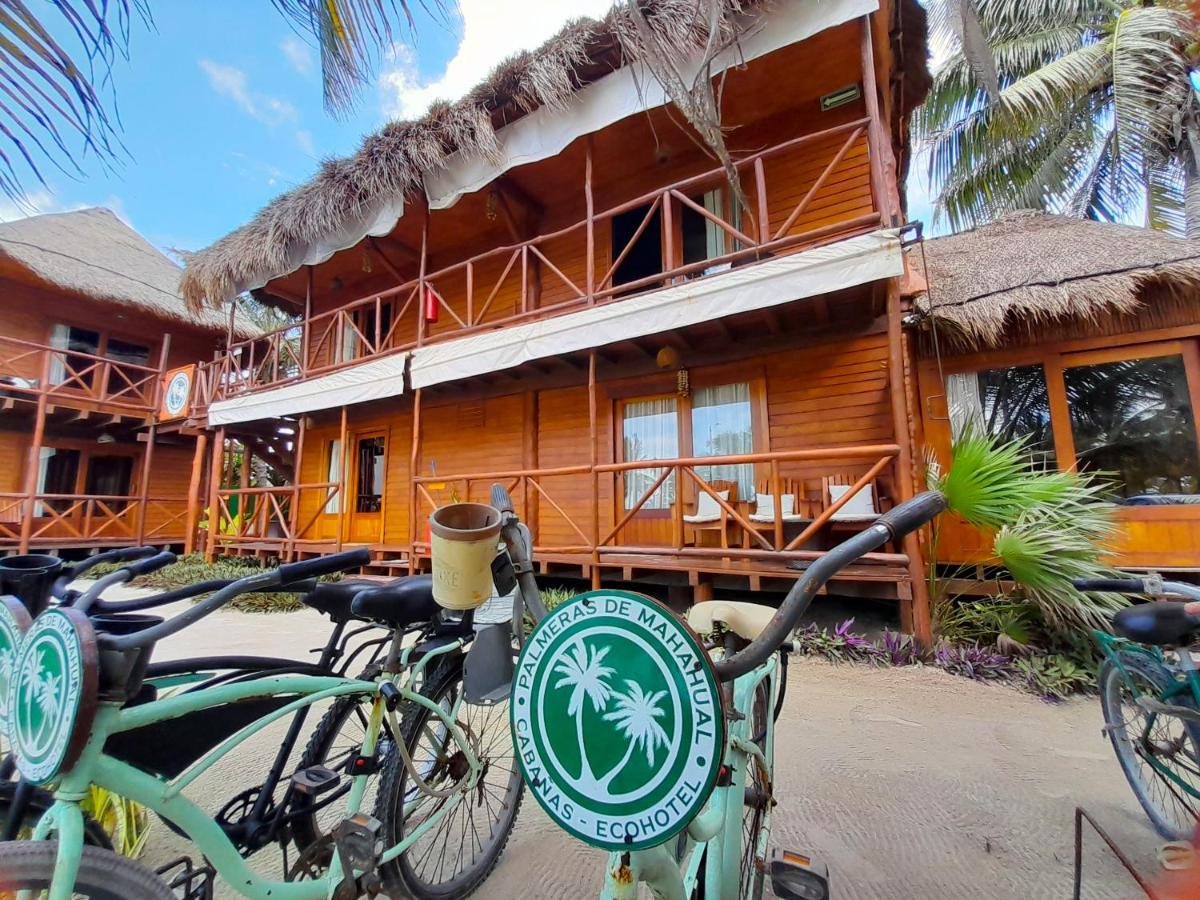Palmeras De Mahahual Cabanas Екстериор снимка