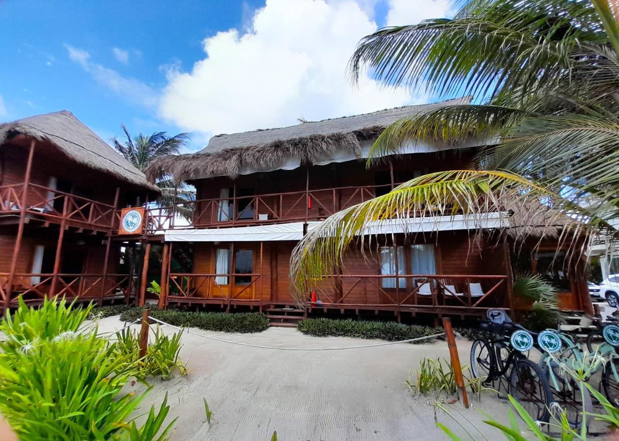 Palmeras De Mahahual Cabanas Екстериор снимка