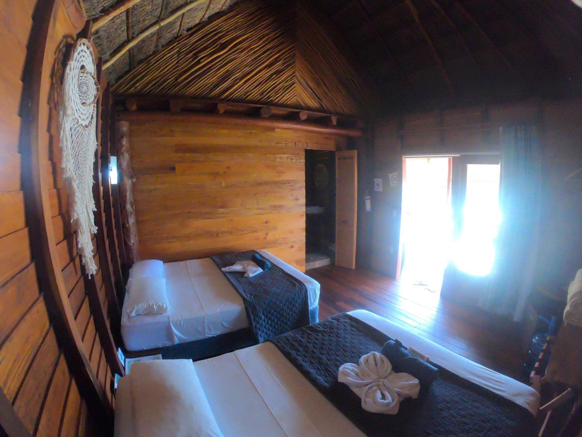 Palmeras De Mahahual Cabanas Стая снимка