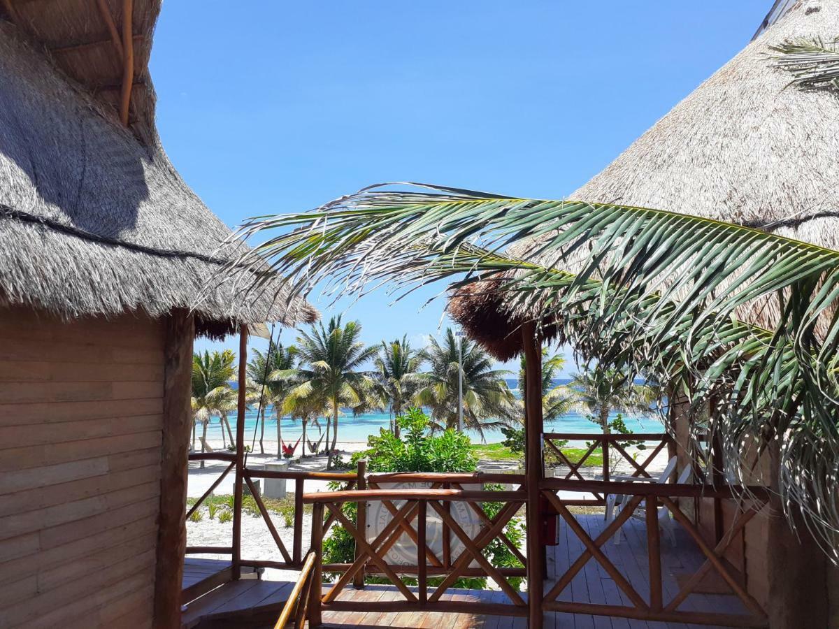 Palmeras De Mahahual Cabanas Екстериор снимка